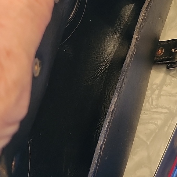 Talisman leather  front fork pouch motorcycle - Picture 3 of 4